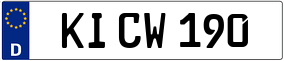 Truck License Plate